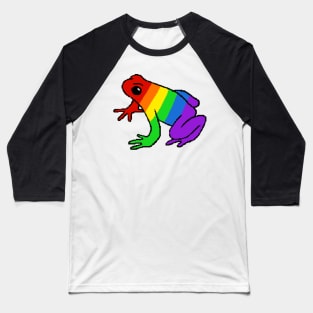 Pixel Gay Frog Baseball T-Shirt